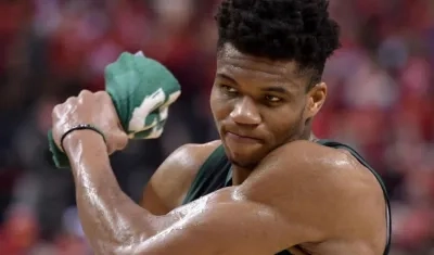 Giannis Antetokounmpo, jugador de los Bucks de Milwaukee.