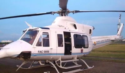 Helicóptero perdido.