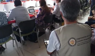 Los 30 observadores y especialistas de la Misión de OEA en Colombia ya están desplegados en 15 departamentos y Bogotá.