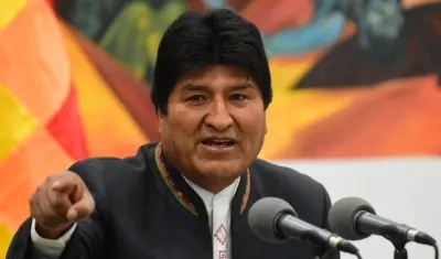 Evo Morales, presidente de Bolivia.