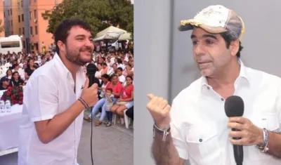 Jaime Pumarejo y Alejandro Char.