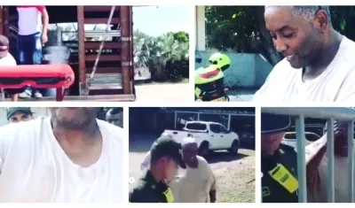 Imágenes de los hechos.