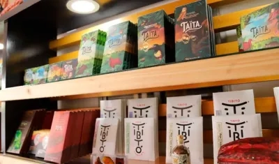 Algunas de las marcas de chocolate.