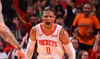 Russell Westbrook, jugador de los Rockets de Houston.