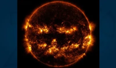 Imagen tomada del Sol por la Nasa.