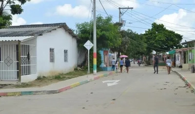 Lugar donde fue asesinado Luis Enrique Pérez Barrera.