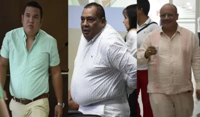 Aissar Castro Bravo, Jorge Rangel Bello y Juan Carlos Zamora.