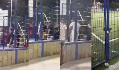 Así tienen monopolizada la cancha sintética.