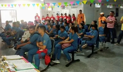 Actividad en el Hospital Municipal de Usiacurí.