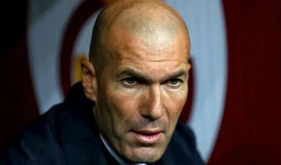 Zinedine Zidane, técnico del Real Madrid. 
