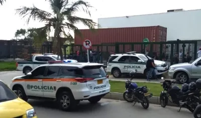 Lugar donde ocurrió el robo en Home Center.