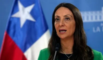 Cecilia Pérez, ministra de deporte de Chile. 