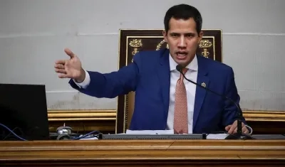 El jefe del Parlamento de Venezuela, Juan Guaidó.