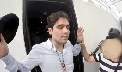 Momento de la captura de Ovidio Guzmán.