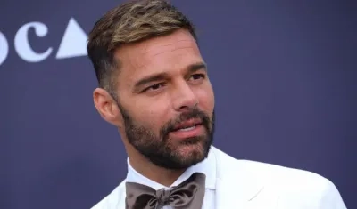 Ricky Martin, cantante puertorriqueño.