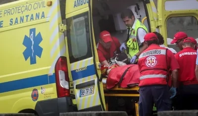 El accidente se produjo en la Levada do Caldeirão Verde.