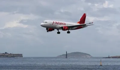 Avión de Avianca.