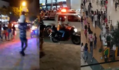 Ciudadanos angustiados tras los hechos.