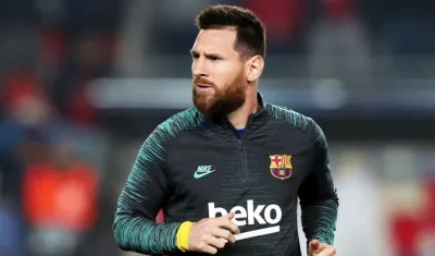 Lionel Messi, jugador argentino. 