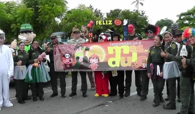 Campaña de la Policía del Atlántico.