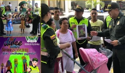 No sea Zombi, campaña de la Policía para Halloween.
