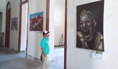 Una de las obras de los artistas barranquilleros.