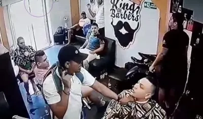 Con revólver en mano, atracó en una barbería