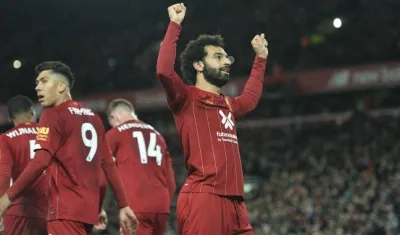 Salah, una de las figuras del Liverpool. 
