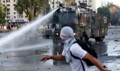 Imagen de las protestas.