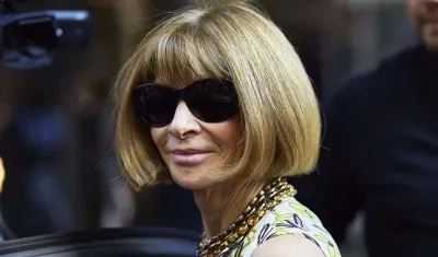 Anna Wintour, editora jefe de la revista Vogue USA.