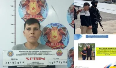 El paramilitar Argenis Vaca.