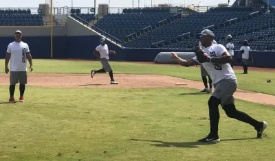 Entrenamiento de Los Gigantes.