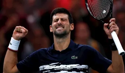 Novak Djokovic, tenista serbio. 