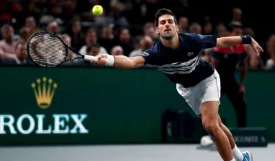 Novak Djokovic, tenista serbio. 