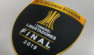 El parche oficial de la final de la Copa Libertadores. 