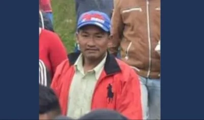 Jesús Mestizo, indígena asesinado en el Cauca.