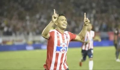 Teófilo Gutiérrez, delantero del Junior.