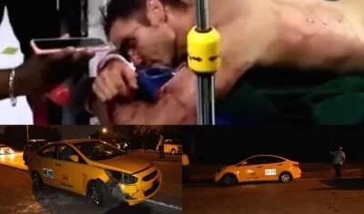 Estadounidense capturado pro robarse un taxi en el Cortissoz.