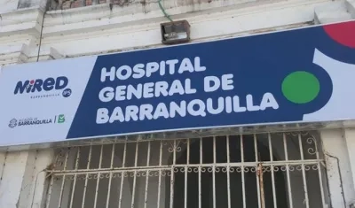 Fachada del Hospital General de Barranquilla.