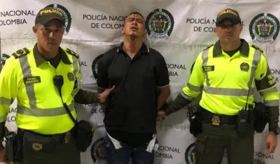 Juan Pablo Vega Moreno, el capturado.