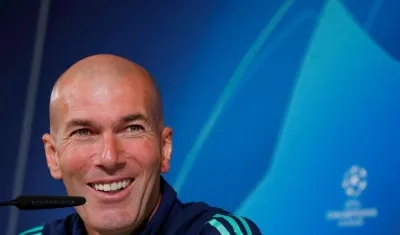 Zinedine Zidane, técnico del Real Madrid. 