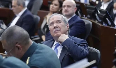 El Ministro de Defensa, Guillermo Botero. 