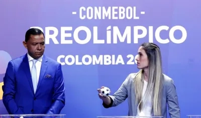 Los junioristas Iván René Valenciano y Daniela Montoya. 