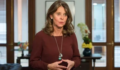 La Vicepresidenta de la República, Marta Lucía Ramírez.