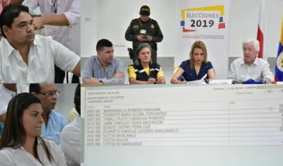 Los dos candidatos a la Alcaldía de Manatí, que disputan en 'votofinish' el cargo.