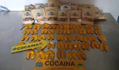 Hallaron cocaína en frutas deshidratadas