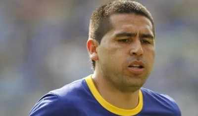 Juan Román Riquelme, exjugador argentino. 