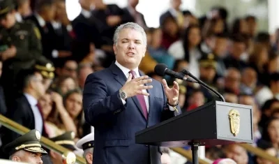 El Presidente de la República, Iván Duque.