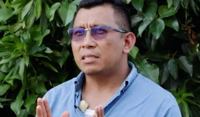 Darío Mejía, líder indígena Zenú.