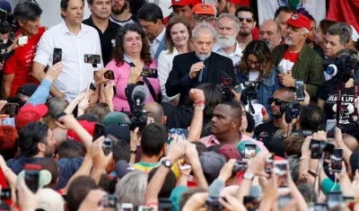 El expresidente de Brasil, Luiz Inácio Lula da Silva.